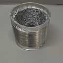 Heavy Duty 4"Flexible Dryer Vent Exhaust Duct Hose 3 Feet for Tight Space, Extra Thick(6-ply) Aluminum Foil Ducting Kit with 2 Key Hose Clamps D