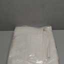 RYB HOME Semi Sheer Curtains - Linen Blend Privacy Curtains Sheer Window Treatment Drapes Farmhouse Decor for Bedroom Living Room Sliding Glass Door, 52 inch Wide x 95 inch Long 2 Panels, Linen