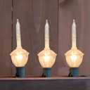 Christmas Bubble Lights Set, 11Ft Vintage Bubble Light String with 8 Clear Bubble Fluids with Silver Glitter Bulbs(1 Spare), UL Listed for Holiday Party House Christmas Celebrations Decor, Green Wire