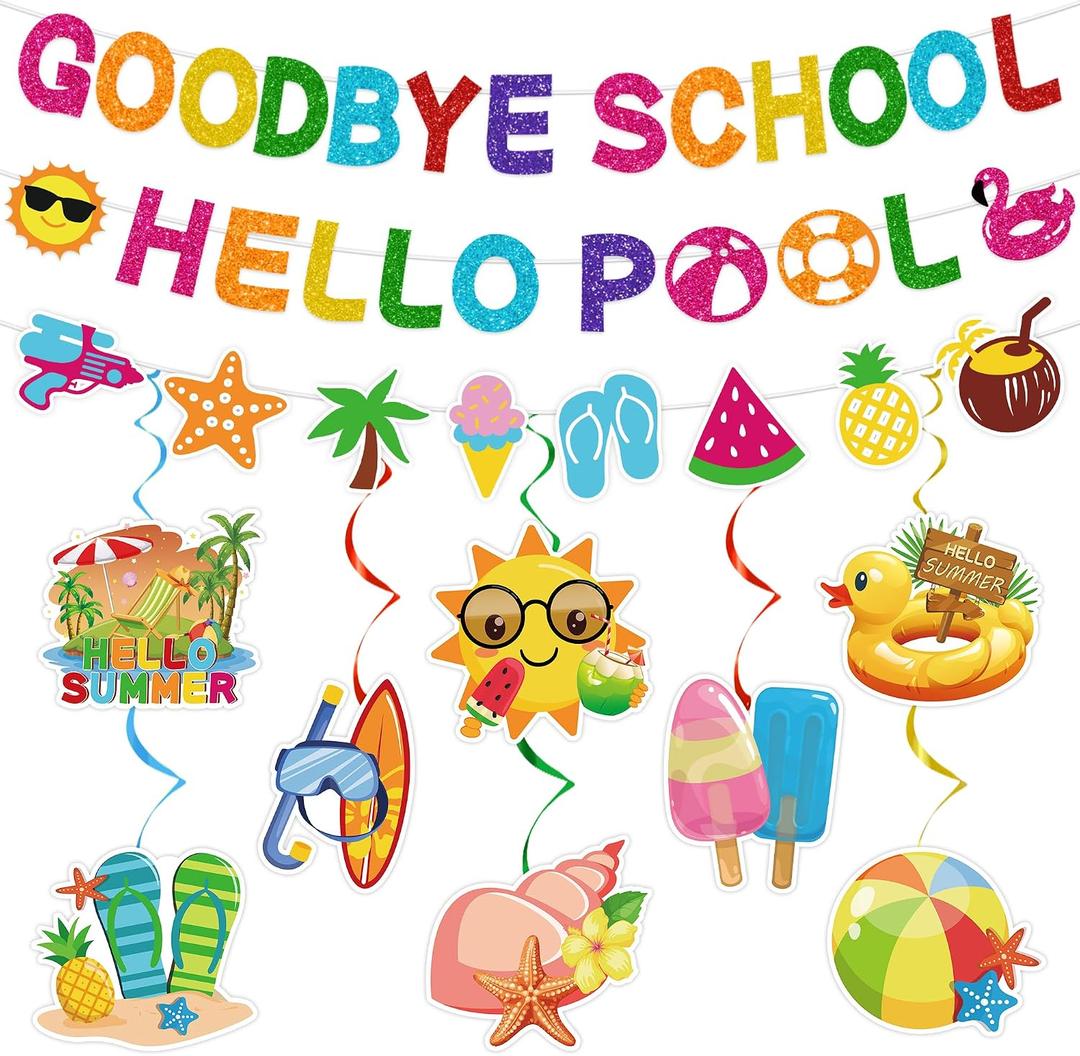 11 Pcs Last Day of School Decorations Set