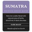 Copper Moon Dark Roast Whole Bean Coffee, Sumatra Blend, 2 Lb (EXP 12/10/26)