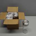 12 oz Glass Juice Bottles  4 Pack Wide Mouth Bottles with Stainless Steel Lids  Leakproof, BPA Free, Heat-Resistant Borosilicate Glass for Juicing, Smoothies, Milk, Protein, Beverage Storage