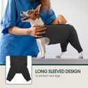 Kuoser Dog Surgery Suit for Back Legs, Dog Rear Leg Sleeve to Stop Licking, Female Spay Recovery Suit for Dogs After Surgery, Pet Puppy Surgical Pants Onesie for Abdomen Wounds Skin Disease, Medium