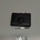 Airtag Wallet for Men, Mens Smart Wallet for Air Tag RFID Blocking, Minimalist Bifold Pop Up Aluminum Credit Card Case Holder 12+ Cards with ID Window, Gift for Men, No Airtag Included, Carbon Red