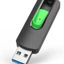 Aiibe 512GB USB 3.0 Flash Drive Thumb Drive USB Drive 512 GB Flash Drive Retractable Jump Drive 512GB for PC Laptop (Green)