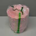 VIUJUH Wastebasket, Hollow Flower Shape Plastic Lidless Wastepaper Baskets Trash Can (Pink, Medium)