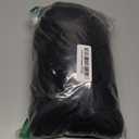 4FT Black Table Cloth - 2 Pack, Fitted Stretch Rectangle Spandex Tablecloth, Washable Table Cover for Party, Dining, Wedding, Banquet and Festival(Black, 30" x 48")