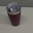 SUNWILL Travel Coffee Tumbler 20 oz, Insulated Mug with Lid, Stainless Steel Cup for Hot and Cold Drinks, Powder Coated Plum