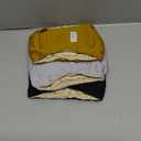 Male Dogs Diapers Belly Bands(3Pack), Washable Reusable Male Boy Doggy Wraps Panties for Doggie Puppy Pooping Potty TraininBlack /Gray/Gold Small