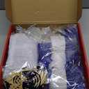 Lighted Hanukkah Decorations, 3 Sets Adjustable LED White and Blue Gift Boxes Decor, Hanukkah Indoor Outdoor Decorations for Chanukah Party Table Centerpieces Christmas Jewish Home Decor