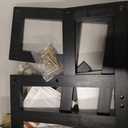 COSYLAND Kitchen Tower for Toddlers with Anti-Tip Support  Lightweight Toddler Kitchen Stool Helper for Bathroom Living Room Dining Room  Solid Bamboo Standing Tower (Black) (Large)