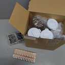 74 Pcs Mimosa Bar Supplies 34 oz Plastic Carafe with Lids Drink Juice Carafe with Champagne Flutes Plastic Water Pitcher for Mimosa Bar with Wooden Chalkboard Tags Straws(Rose Gold Rim, Clear)