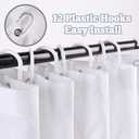 LIGHTINHOME Pink Halloween Shower Curtain 60Wx72H Inches 70s Retro Funny Ghost Y2K Cute Autumn Pumpkin Purple Flower Hippie Groovy Cloth Fabric Waterproof Polyester Bathroom Home Decor Set with Hooks