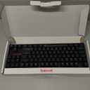 Redragon Wireless Gaming Keyboard, BT/2.4Ghz Tri-Mode Mechanical Keyboard with Aluminum Pannel, Hot-Swap Red Switch, Programmable 87 Keys TKL, LED Rainbow Backlit - K552-KRS (Black)