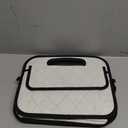 Deosk Trunk Organizer with 6 Pockets - Car Storage Accessory for SUVs, Minivans, and Trucks - 50L Waterproof Polyester (Medium, Beige)