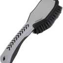 VIKING Tire Brush and Wheel Brush for Cleaning Car, Tires, Car Wash, Grey, 10.3 x 3.3 x 2.3 inch