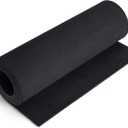 Black Foam Sheets Roll, Premium Large EVA Foam Sheet 13.9" x 59",5mm Thick, Density 86kg/m3 for Halloween Cosplay Costume, Crafts, DIY Projects by MEARCOOH