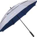 Golf Umbrella Windproof Stick Umbrella Triple-layer Inter-vented Canopy Vented Auto Open 62 Inch