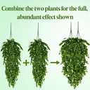 6Pcs Fake Hanging Plants Faux Greenery for Outdoor Planters Wall Plants Hanging Plants Artificial Decor Trailing Plants for Indoor Outdoor Plants Decor