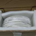 Foraineam 12 Pieces 8 Inch Round Porcelain Salad Plates Dessert Plate Set White Dinnerware Dish Serving Plates