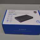 ORICO USB 3.0 External Hard Drive Enclosure for 3.5/2.5 Inch SATA Hard Drives/SSD Up to 20 TB, 3.5'' Tool-Free HDD Enclosure with 12V/2A Power Supply and UASP Acceleration (3588US3)