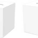 Beistle 2 Piece White Card Box Holders for Weddings, Baby Shower, Birthday and Graduation Celebrations
