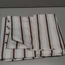 Sedefen Stripe Duvet Cover Queen Size Brown Striped Bedding Set 3 Pcs with 2 Pillowcases, Tan Vintage Stripes Reversible Soft Breathable Microfiber Duvet Cover Set for All Season