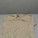 Men's Sun Protection Fishing Shirts Long Sleeve Travel UPF 50+ UV Quick Dry Cooling Safari Camping Hiking Button Down Shirts #5061-Khaki-L