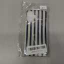 ZTOFERA for iPhone 17 Case with Geometric Horizontal Stripes,Cute Fashion Simple Line Pattern for Women Men,Soft TPU Slim Glossy Shockproof Case Cover(Navy Blue)