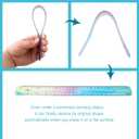 2 x 2pcs Flexible Rulers for School, 12 Inch/30 cm Bendable Ruler Soft Plastic Rulers Bulk Gradient Colored Flex Ruler with Centimeter and Inch Scales for Students Kids Classroom Office Home Supplies