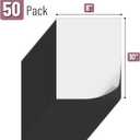 Mr. Pen- Adhesive Magnetic Sheets, 8" x 10", 50 Pack, Cuttable Magnets Flexible Magnet Sheets with Adhesive for Crafts Photos, Classroom Decorations, Easy Peel and Stickers for Planning