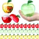 Layhit 30 Pack Large Plastic Apple Containers Teacher Appreciation Gifts Bulk Mixed Colors Graduation Shaped Candy Jar Boxes for Back to School Teacher Rosh Hashana Party Supplies(4.1 x 3.5 Inches)