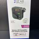 Zgear Wireless FM Transmitter With Adaptive Fast Charge 2 Pack