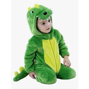 Halloween Baby Green Dinosaur Costumes Toddler Outfit Infants Cosplay Romper 1-60 Months, 73/48
