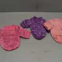 3 Pack Dog Sweater, Dog Sweaters for Small Dogs, Warm Soft Pet Clothes for Puppy, Cat, Dogs Girl or Boy, Dog Shirt for Winter Christmas (Pink+Purple+Hot Pink, XX-Small)