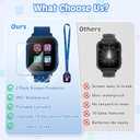 Waterproof Smart Watch for Kids Toys for Boys Age 5-12 with 32 Games, Dual Camera, Habit Tracking, Music Player, Video, Alarm Clock, HD Touchscreen Kids Smart Watch Birthday Gift for 3-12 Year Old