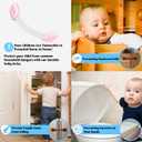 Cabinet Locks Provide Effective Baby Proofing - No Screws and Magnets Required Multi-purpose Suitable for Furniture Ovens Drawers Kitchens Toilet Seats (D - Pink, 1 pack of 4)