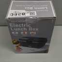 Electric-Lunch-Box-Heated-Food-Warmer 100W Heating Lunchbox for Adults 1.8L Portable Food Heater for Work/Car, 12V/24V/110-230V Lonchera Elctrica Porttil with Fork Spoon (Black)