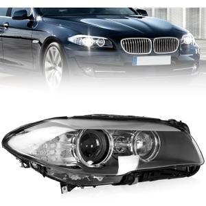 Headlight Assembly Compatible With BMW 5 Series F10 535i 528i 550i 2011-2013 Xenon Headlight Adaptive Headlamp Right Passenger Side.