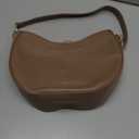 Kattee Leather Crossbody Bags for Women, Small Purses and Handbags, Soft Hobo Shoulder Satchel with Zipper Closure