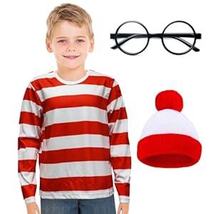 Kids Striped T-Shirt, Short Sleeve Tee Shirts, Boy Girls Summer Crewneck Tee 3-12 Years (X-Small)