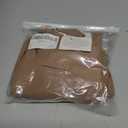 Decorus Women's Shapewear Tank Bodysuits - Plunge V Neck Sleeveless Shapewear Built in Bra V Backless Thong Body suits Tops (Brown, L)