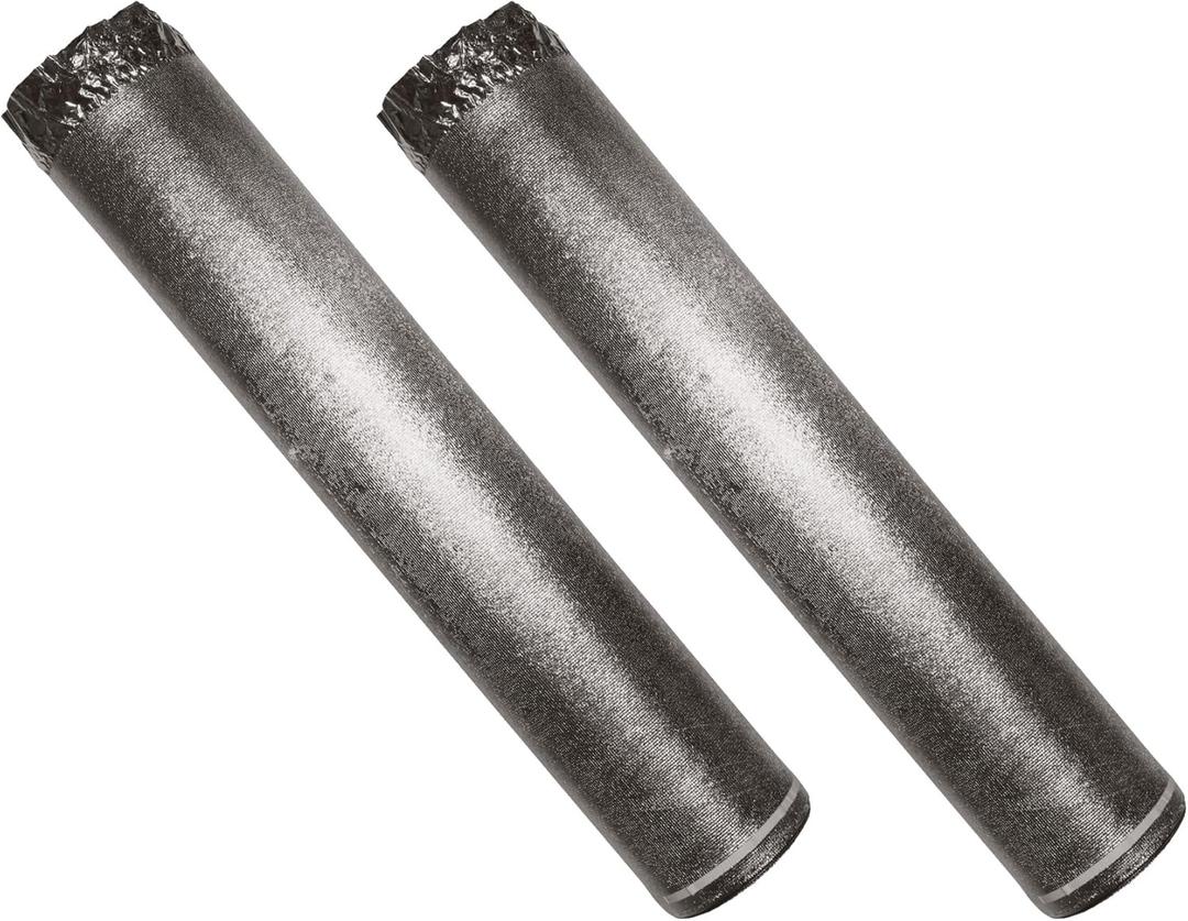 AMERIQUE 2MM Premium Flooring Padding 3-in-1 Heavy Duty Foam Metal Chrome, 200SF/Roll, Pack of 2 Underlayment, with Tape & Vapor Barrier