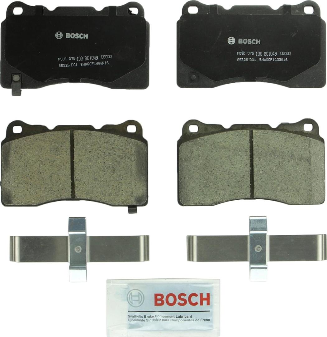BOSCH BC1049 QuietCast Premium Ceramic Disc Brake Pad Set - Compatible with Select Acura TL; FRONT