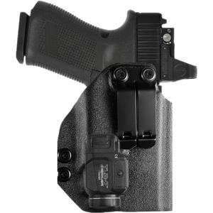 kydex IWB Holster for Glock 17 19 Taurus G3 Sig Sauer p365 X-Macro PSA Dagger Compact Springfield Hellcat PRO with Streamlight Tactical TLR-7A Flex 500 Lumen Light