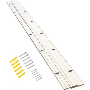 24 Inch Flush Mount Bracket, Interlocking Bracket Heavy Duty French Cleat Picture Frame Hanger Wall Mount Floating Hanging Z Clip for Gallery Large Picture Heavy Mirror Headboard Fly Curtain