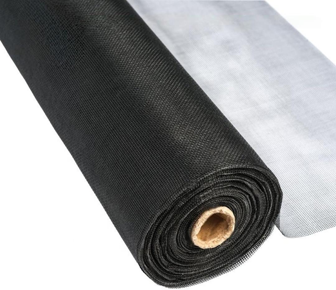 36" x 100' Fiberglass Window Screen Mesh Replacement Roll, Heavy Duty Screen Door Mesh, Easy-to-Cut Insect Screen Mesh for Windows, Porch, Patio, Pool & Outdoor Enclosures