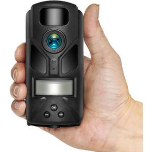 OUTDOOR EXPERT 20MP Mini Trail Camera, 1080P Hunting Camera with No Glow 940nm Night Vision Motion Activated IP66 Waterproof, 80ft Illumination Range for Wildlife Monitoring, Outdoor Use