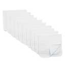 Synrroe Burp Cloths Large, Muslin Burp Cloths for Baby Girls and Boys, Pack of 12 Extra Absorbent and Soft Muslin Bibs (White 12 Pack)