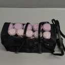 Remington Compact Ceramic Dual Voltage Hot Rollers for Long and Short Hair, Hair Setters, Hair Curlers, 1-1 " Purple/Black, 10 Piece Set